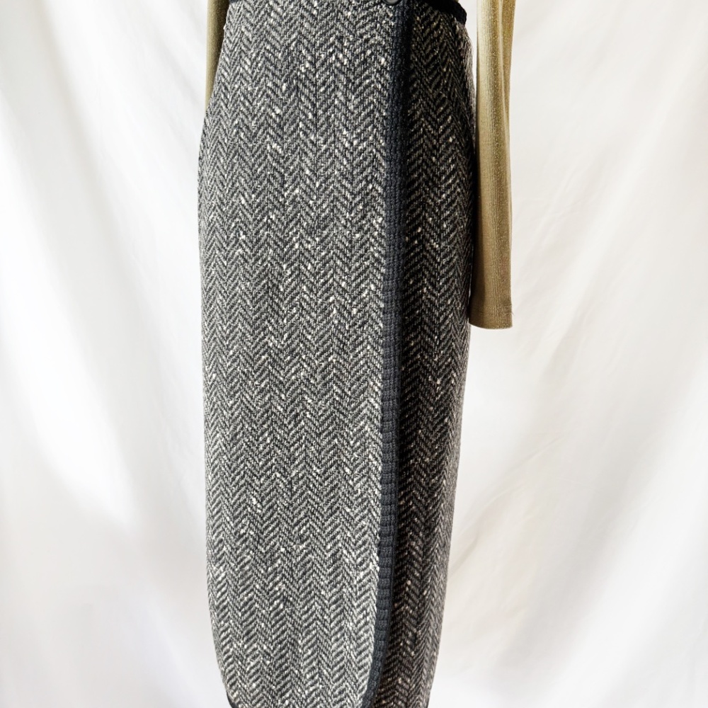 Reversible Wool Blanket Wrap Skirt XS - Picture 3 of 9
